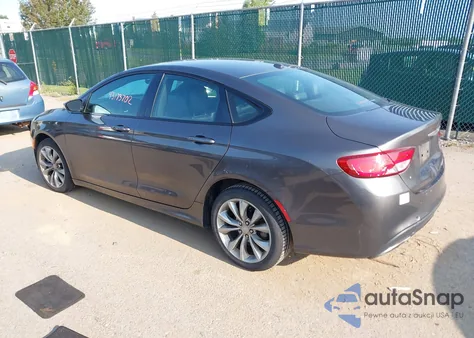 2015 Chrysler 200 S z USA, uszkodzony, nr VIN 1C3CCCBB5FN596260